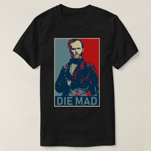 Die Mad. Sherman. Essential T-Shirt (Design Front)