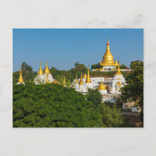 Die Pagoden von Mandalay Postkarte Postcard