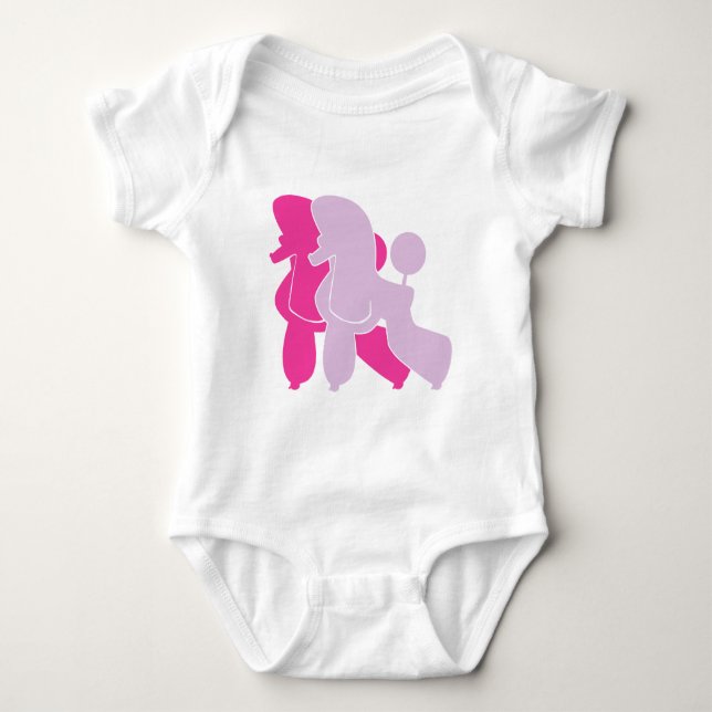 Die pinken Pudel Baby Bodysuit (Front)