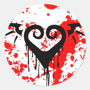 die romantic classic round sticker