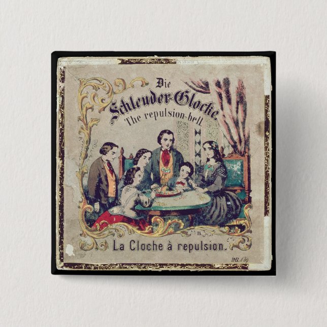 Die Schleuder Glocke - The repulsion bell 15 Cm Square Badge (Front)