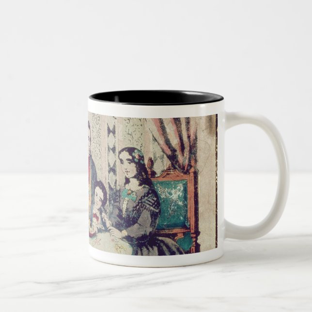 Die Schleuder Glocke - The repulsion bell Two-Tone Coffee Mug (Right)