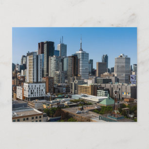 Die Skyline von Toronto in Kanada Postkarte Postcard