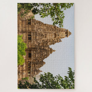Die Tempel von Khajuraho in Madhya Pradesh Indien Jigsaw Puzzle