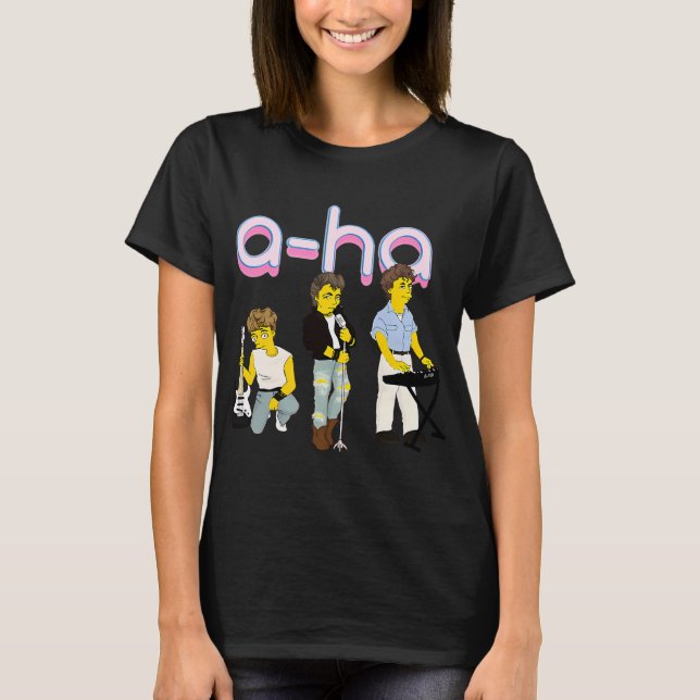 Die Timeline A Ha Band Berlin T-Shirt (Front)
