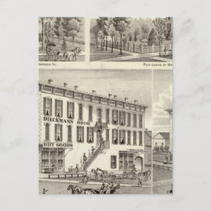 Dieckmann House, and Haller Postcard
