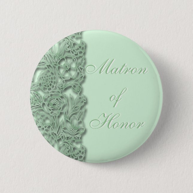 Diecut Love 6 Cm Round Badge (Front)
