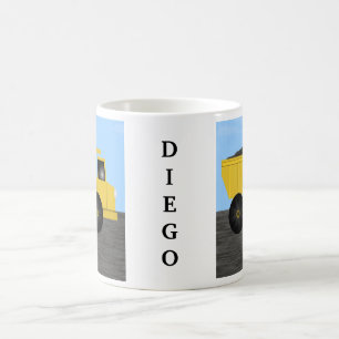 Diego Dump Truck Personalised Name Mug