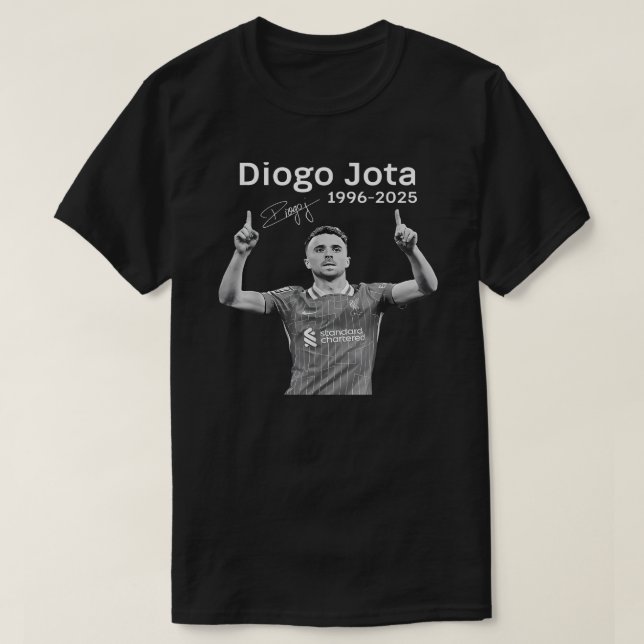 Diego Jota In Memory , Diogo R.I.P Shirt, Diogo Le T-Shirt (Design Front)
