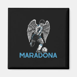 Diego Maradona Rip Angel Wings D10s Footll Soccer Magnet