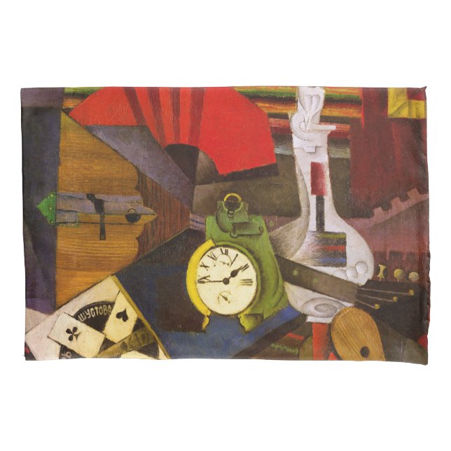 Diego Rivera The Alarm Clock Surrealism Art Pillowcase (Front)