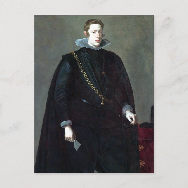 Diego Velázquez Philip IV, King of Spain Postcard (Front)
