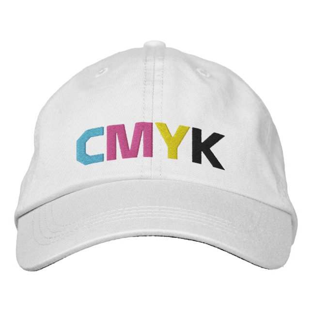Dieline CMYK Signature Dad Cap (Front)