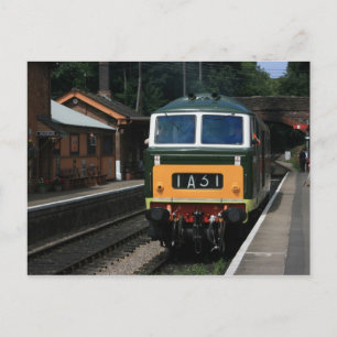 Diesel at Bishops Lydeard, Somerset Postcard