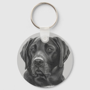 Diesel, Black Labrador Retriever Key Ring