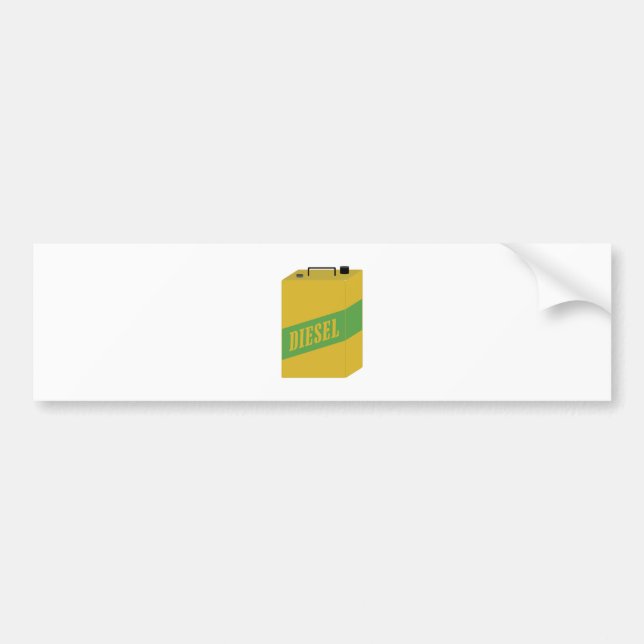 Diesel Can Bumper Sticker (Front)