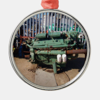 Diesel Engine Metal Tree Decoration