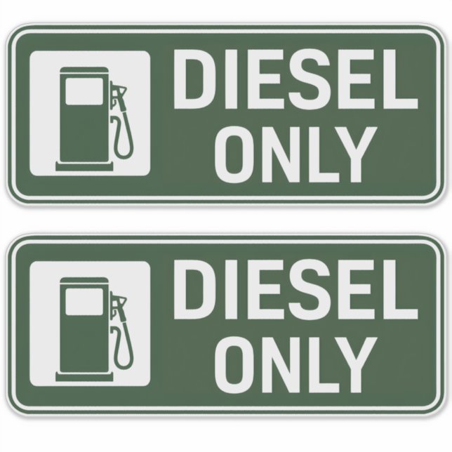 Diesel Fuel Only (Front)