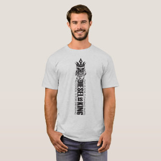 Diesel is king skull light shirt