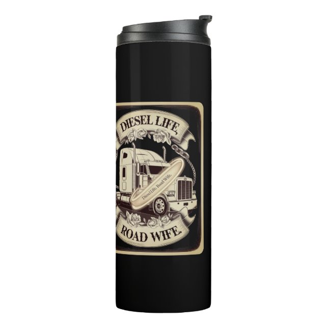 Diesel Lifestyle Thermal Tumbler (Rotated Left)