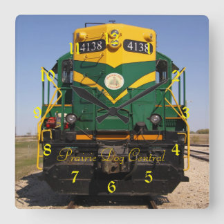 Diesel Locomotive No. 4138 Square Clock