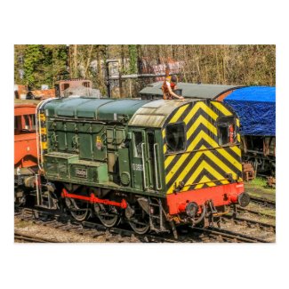 Diesel Locomotive Postcard