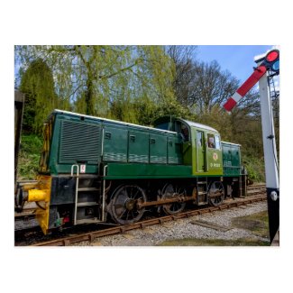 Diesel Locomotive Postcard