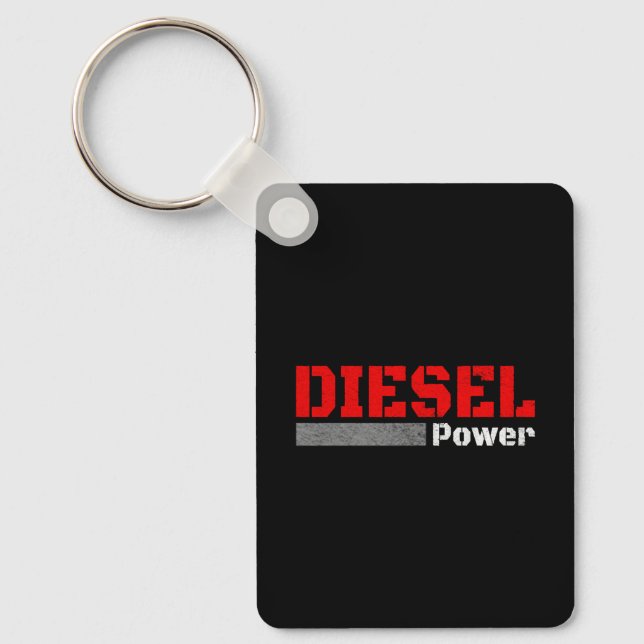 DIESEL MECHANIC  DIESEL TRUCKER Diesel Power Key Ring (Front)