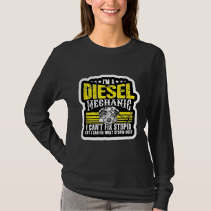 Diesel Mechanic Trucker Truck Repairing Pun T-Shirt