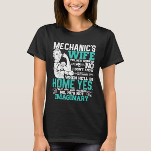 Diesel Mechanics Wife Women Anniversary Tee