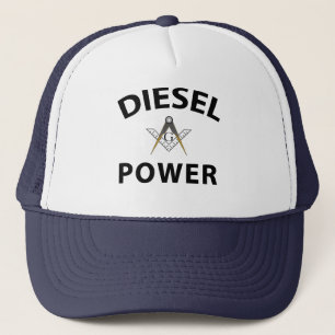 Diesel Powered Trucking Masons Trucker Hat