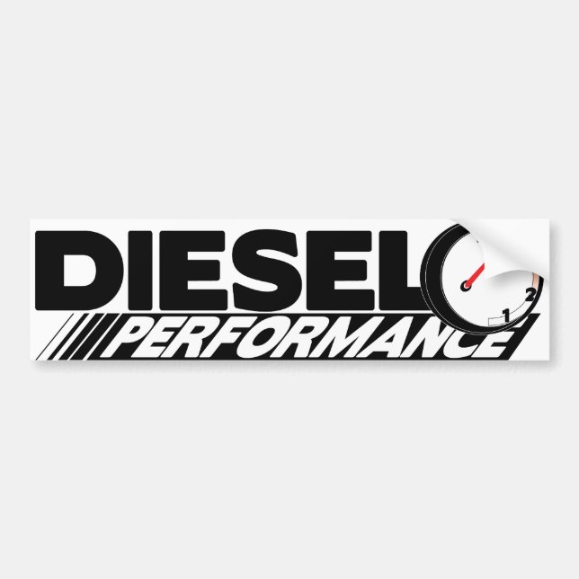 Diesel Preformance Bumper Sticker (Front)