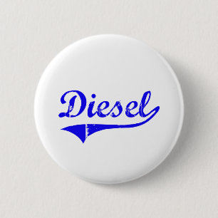 Diesel Surname Classic Style 6 Cm Round Badge
