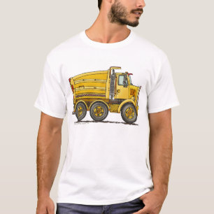Diesel Tandem Dump Truck Construction Apparel T-Shirt
