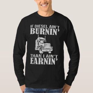 Diesel Trucker Big Rig Semi Trailer Truck Driver 2 T-Shirt