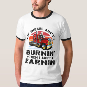 Diesel Trucker Big Rig Semi-Trailer Truck Driver T-Shirt