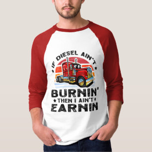 Diesel Trucker Big Rig Semi-Trailer Truck Driver T-Shirt