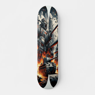 "Dieselpunk Mech Warfare Deck" Skateboard