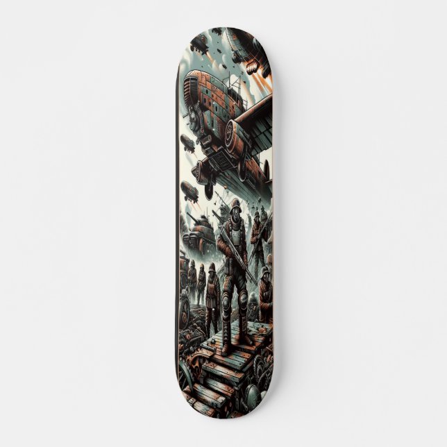  "Dieselpunk Warfare Deck" Skateboard (Front)