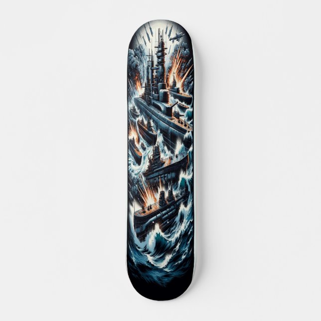 "Dieselpunk Warfare Deck" Skateboard (Front)