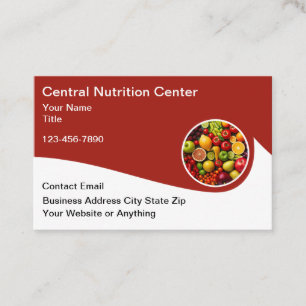 Diet And Nutrition Centre Business Cards