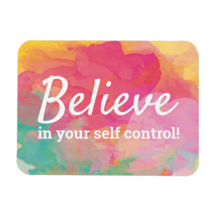 Diet Believe in Your Self Control Affirmation Magnet