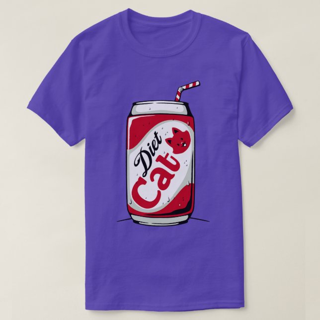 Diet Cat Can Soda by Tobe Fonseca T-Shirt (Design Front)