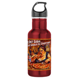 “Diet Delusions” – A Portrait of Self Deception 532 Ml Water Bottle