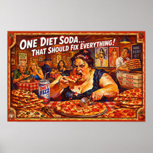 “Diet Delusions” – A Portrait of Self Deception Poster