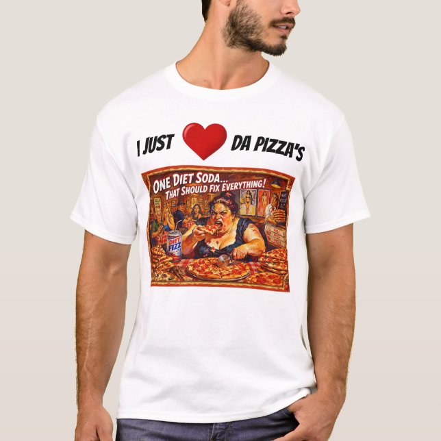 “Diet Delusions” – A Portrait of Self Deception T-Shirt (Front)