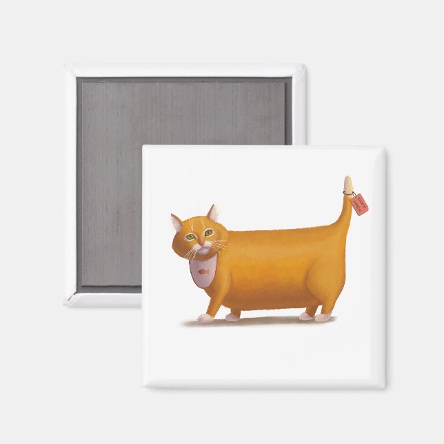 Diet Free Cat Magnet (Front/Back)