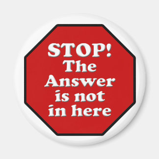 Diet Motivation Magnet, Stop Sign Refrigerator Magnet