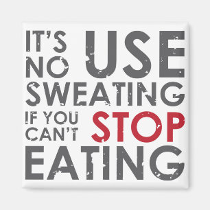 Diet motivational quote magnet