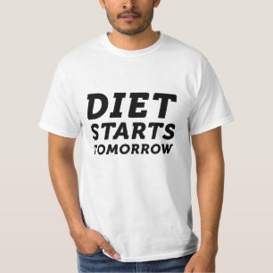 Diet Starts Tomorrow T-Shirt